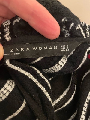 Zara Black and White Dress S Like New