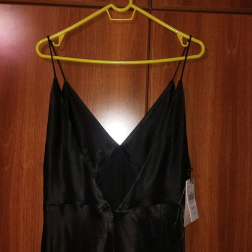 Black maxi dress Mango new