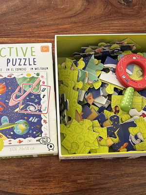 Ludattica Detective Puzzle in Space 108 Pieces New