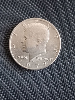 Half dollar Kennedy 1972 like new, coin