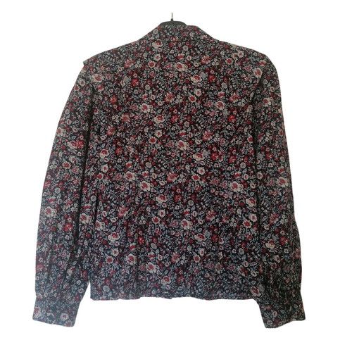 Object shirt like new, 100% organic cotton, floral design, size S