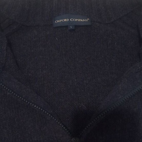 Wool cardigan Oxford Company like new, blue, size L