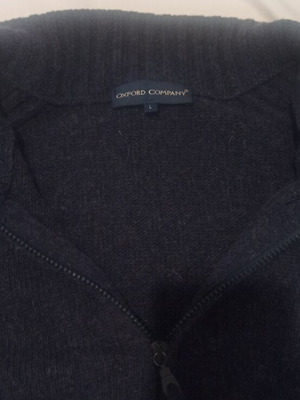 Wool cardigan Oxford Company like new, blue, size L