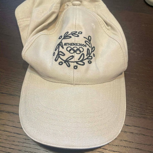 Athens 2004 collectible cap used, beige