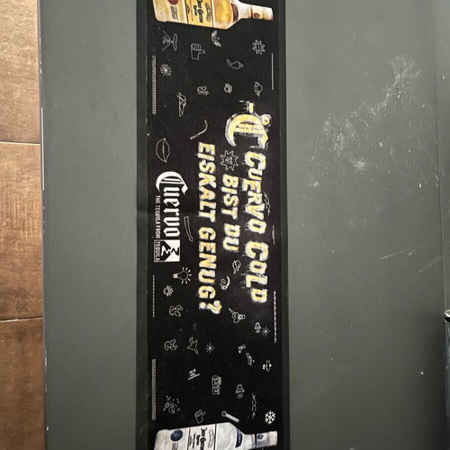 Cuervo bar mat like new