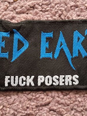 Iced Earth Fuck Posers 1996 embroidered patch used
