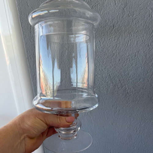 Jar with lid for cookies and candies new