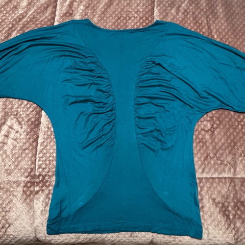 Pink Woman blouse blue size M like new