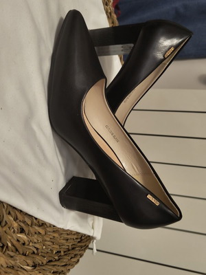 Women's high heel shoes like new, black, size 39