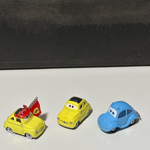 Disney Cars metal toy cars set of 3 like new