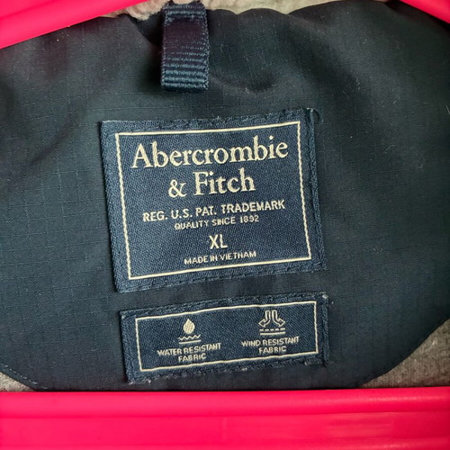 Abercrombie women's jacket XL used, blue, warm and waterproof