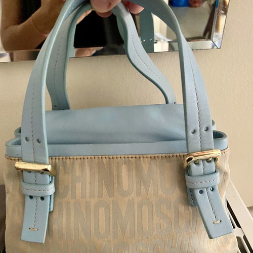 Moschino vintage baby blue handbag