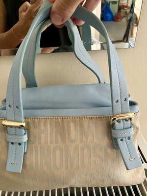 Moschino vintage baby blue handbag