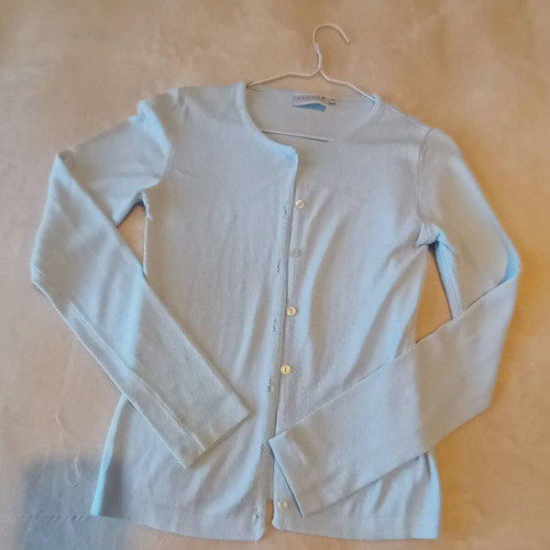 H&M cardigan size M like new, baby blue