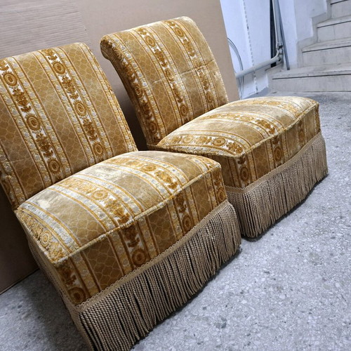 Set of 2 armchairs and 2 chairs used