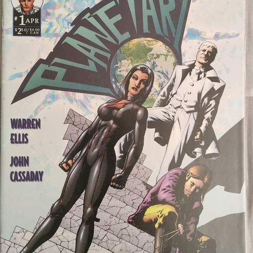 Planetary #1-3 comic series mint condition, 1999 Wildstorm edition