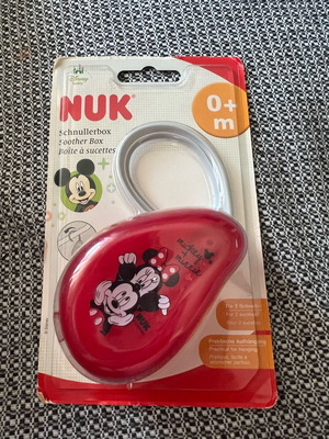 Nuk pacifier case new, sealed packaging