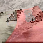 2 Ζευγάρια Βαμβακερές κάλτσες με στρας