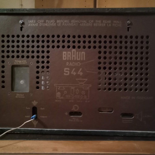 Vintage Bakelite Radio 50s Braun s44 used