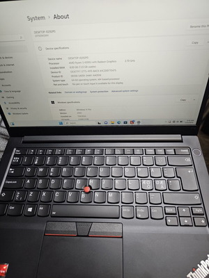 Lenovo E14 Gen 2 Ryzen 3 4300U λάπτοπ σαν καινούργιο, 8GB RAM, 256GB SSD