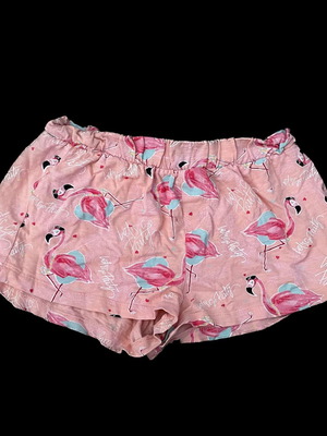 Παιδικό σορτς Zara Kids ροζ με flamingos No 11-12 σαν καινούργιο