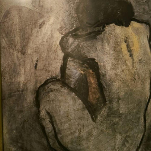 Picasso painting 57x51 cm with plastic protective cover