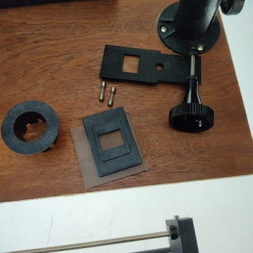 Russian old photo enlarger with carrying case used