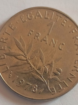 France 1 Franc 1978 used