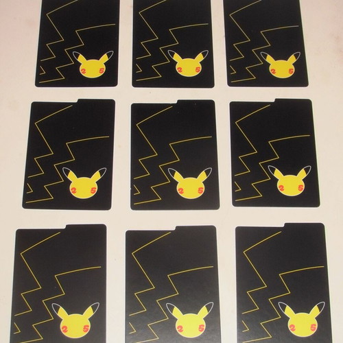 Pokemon Celebrations pack like new with box sleeves portfolio and stickers