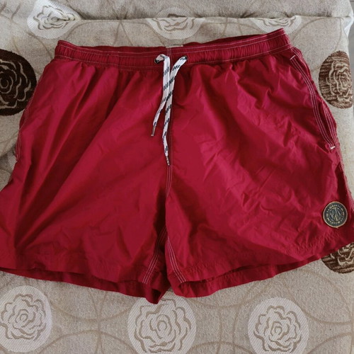 Replay men's swim shorts size L like new red