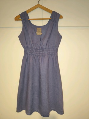 Soul Rebel linen dress like new, lavender blue