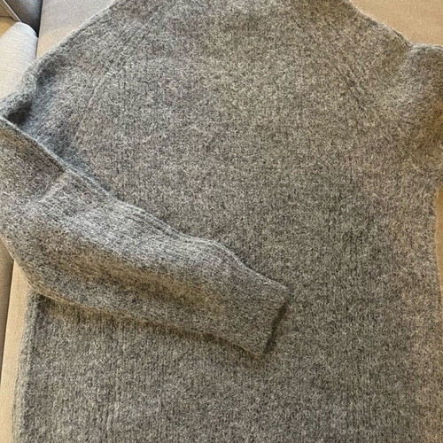Superdry men's alpaca sweater xl new gray