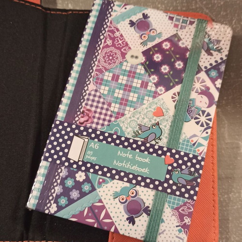 A6 notebook with cat case new