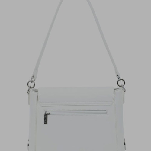 Doca shoulder bag white, new synthetic leather