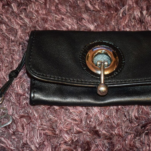 Milene Berger clutch black like new