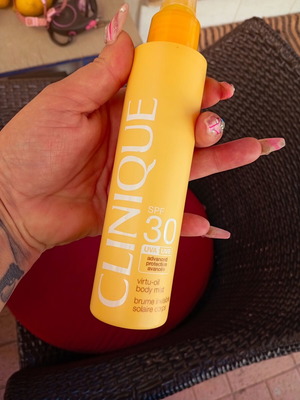 Clinique Virtu Oil Body Spray SPF 30 new 144 ml