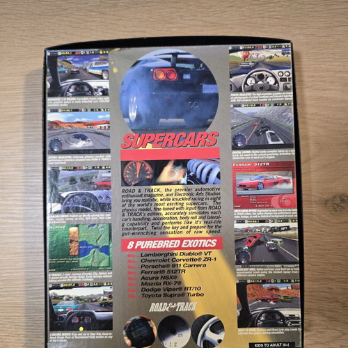 The Need for Speed PC game used, 1995 Electronic Arts big box