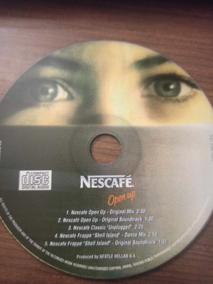 Nescafe Open Up collectible CD used