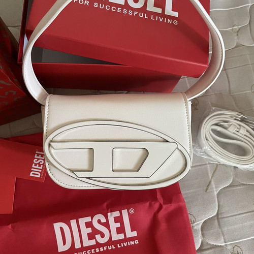 Diesel 1DR Shoulder Bag white, brand new