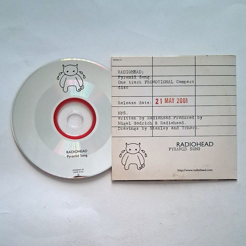 Radiohead Pyramid Song CD single promo used, rock
