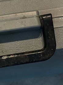 Ergonomic tool case used with latch problem