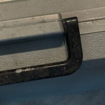Ergonomic tool case used with latch problem