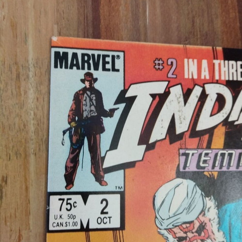 Indiana Jones and the Temple of Doom Marvel comic adaptation issues 1 and 2 used