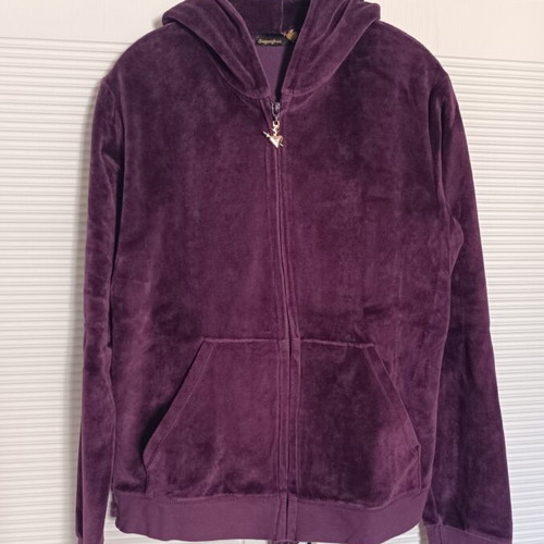 SugarFree women's velour tracksuit set like new, purple, jacket M, pants L