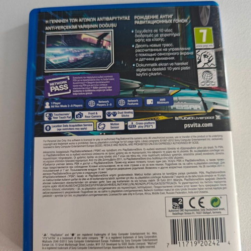 PS Vita Wipeout 2048 used