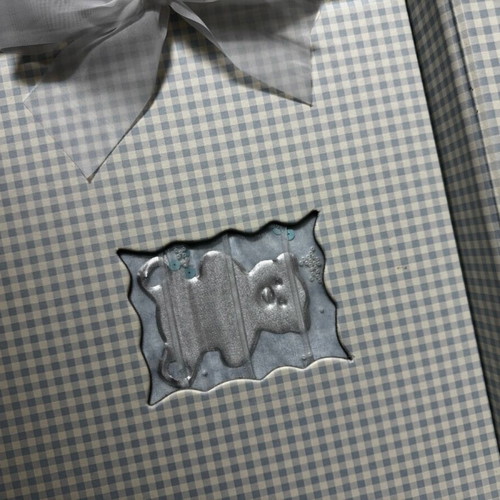Photo album for baby boy baptism like new