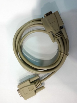 Serial cable male to female straight through 2 meters new