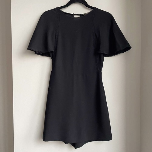 Women's jumpsuit Zara size S with open back like new, black