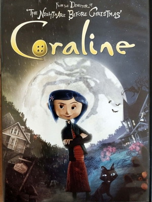 Coraline DVD like new without Greek subtitles
