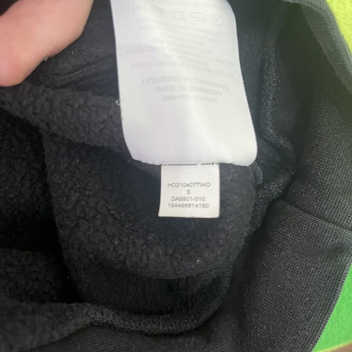 Jordan hoodie used, size small fits medium, black